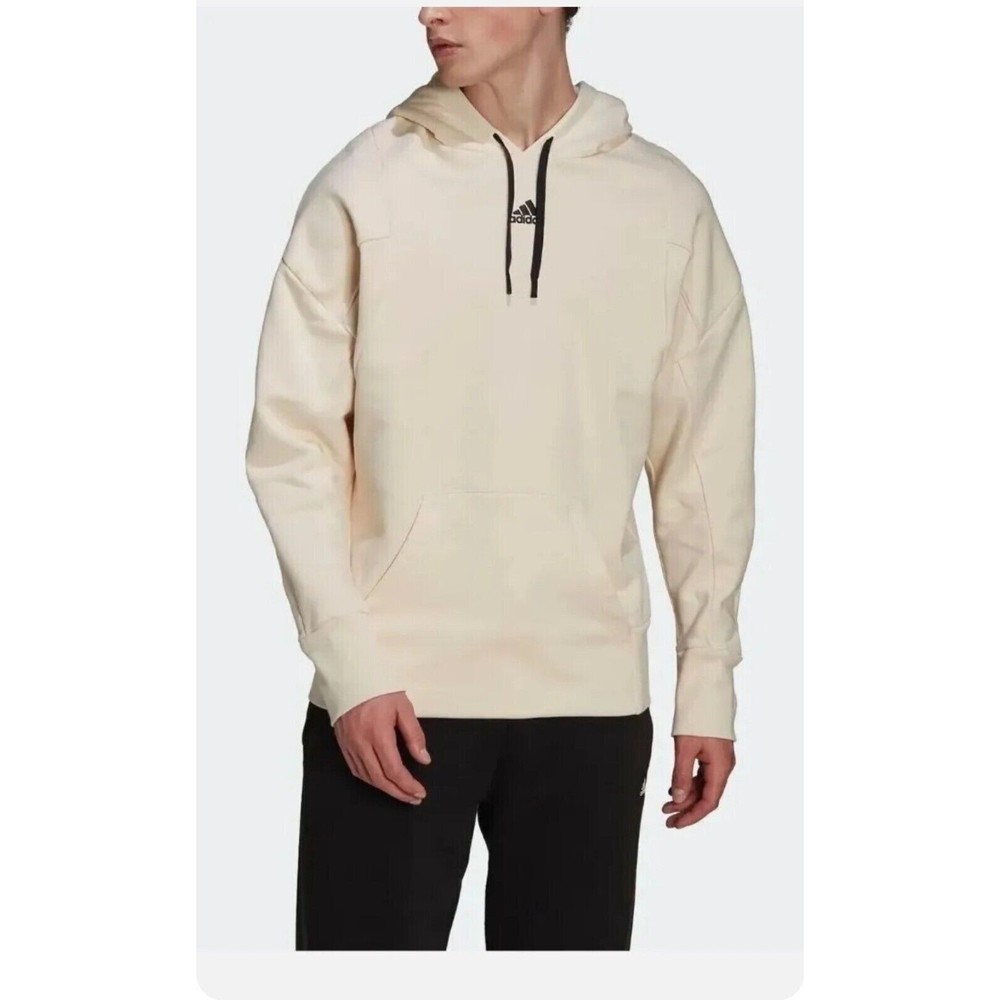 Adidas Men's Wonder White Internal Hoodie, Sweater Size Small (S)